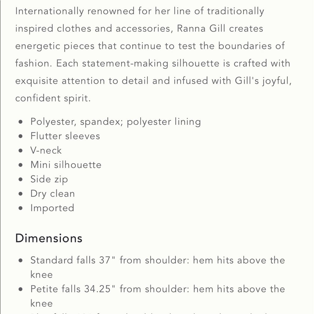 Anthropologie | SABATINA MINI DRESS | Sizes MP - Picture 8 of 8